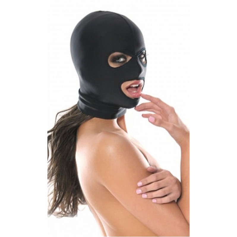 3 Hole Hood Fetish Fantasy Series Black