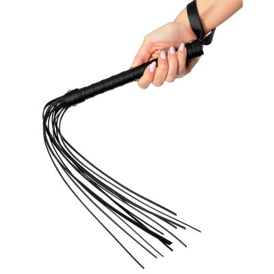 Deluxe Cat-O-Nine Flogger Fetish Fantasy Series Black Deluxe Cat-O-Nine Flogger Fetish Fantasy Series Black