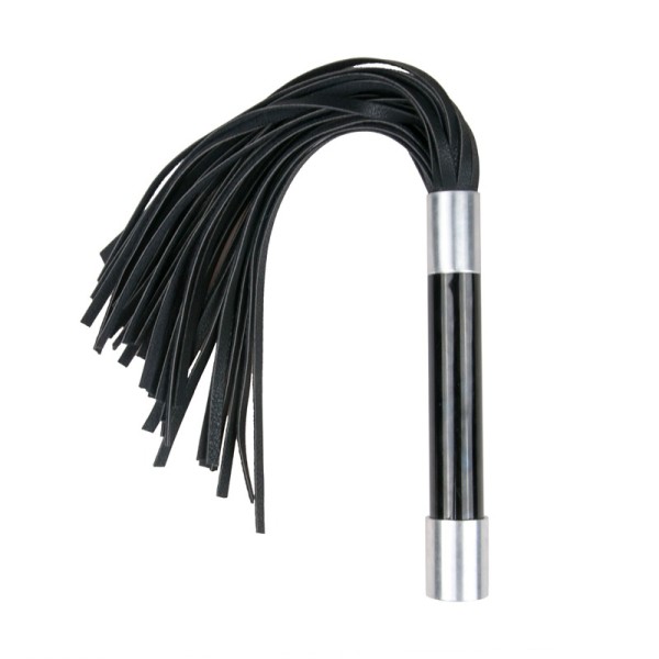Flogger With Metal Grip Easytoys Black