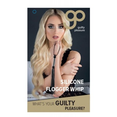 Silicone Whip Guilty Pleasure Black Silicone Whip Guilty Pleasure Black