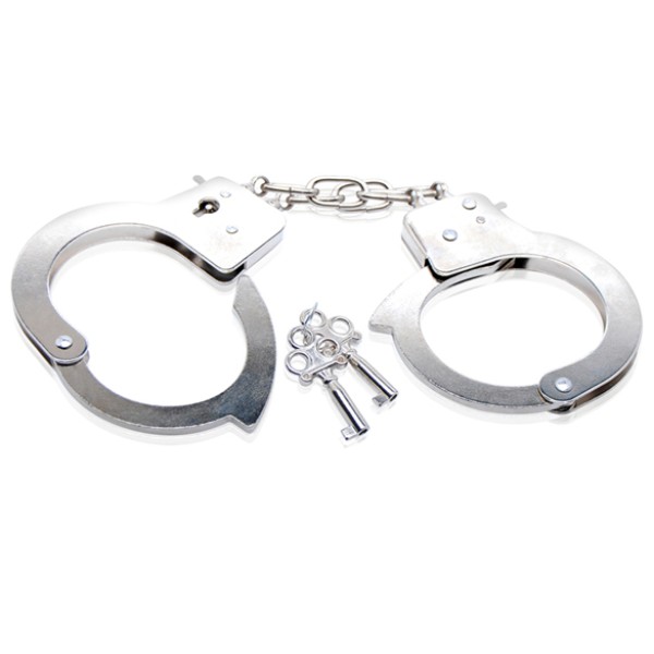 Μεταλλικές Χειροπέδες Beginners Fetish Fantasy Series Ασημί