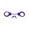 Designer Metal Handcuffs Fetish Fantasy Series Purple