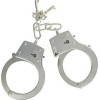 Large Metal Handcuffs With Keys Seven Creations Silver