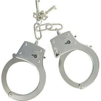 Large Metal Handcuffs With Keys Seven Creations Silver