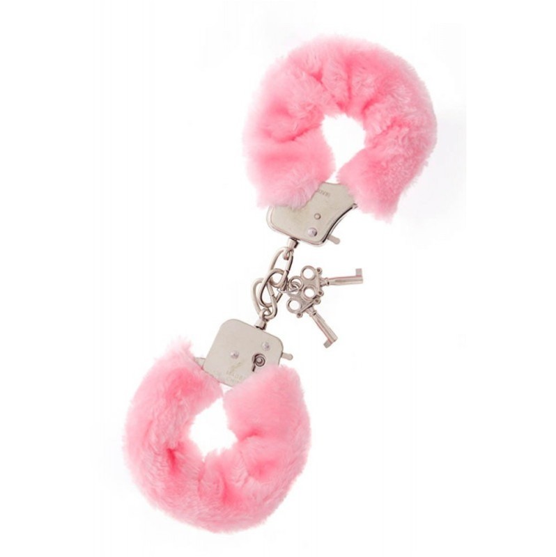 Metal Handcuff With Plush NMC Pink