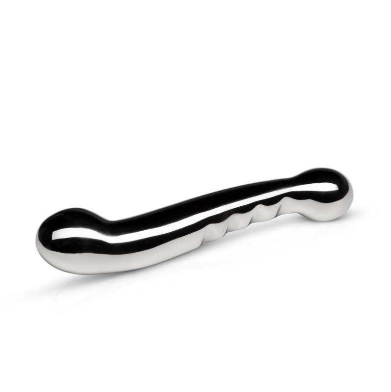 Metal Dildo Sinner Elegant Seven 17.5cm Silver