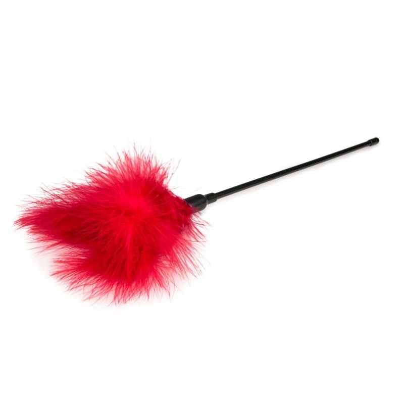 Long Feather Tickler Easytoys Red