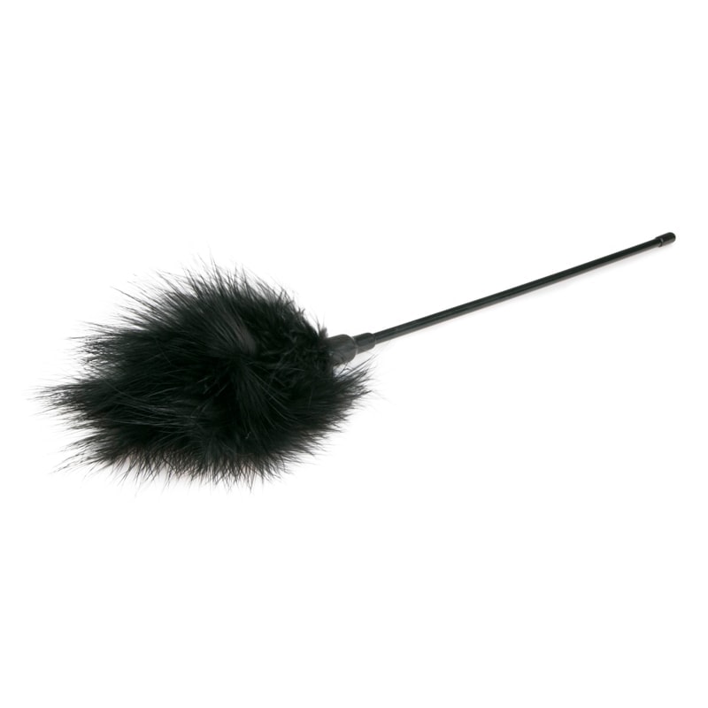 Long Feather Tickler Easytoys Black
