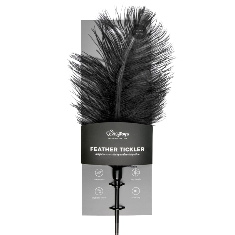 Feather Tickler Easytoys Black Feather Tickler Easytoys Black