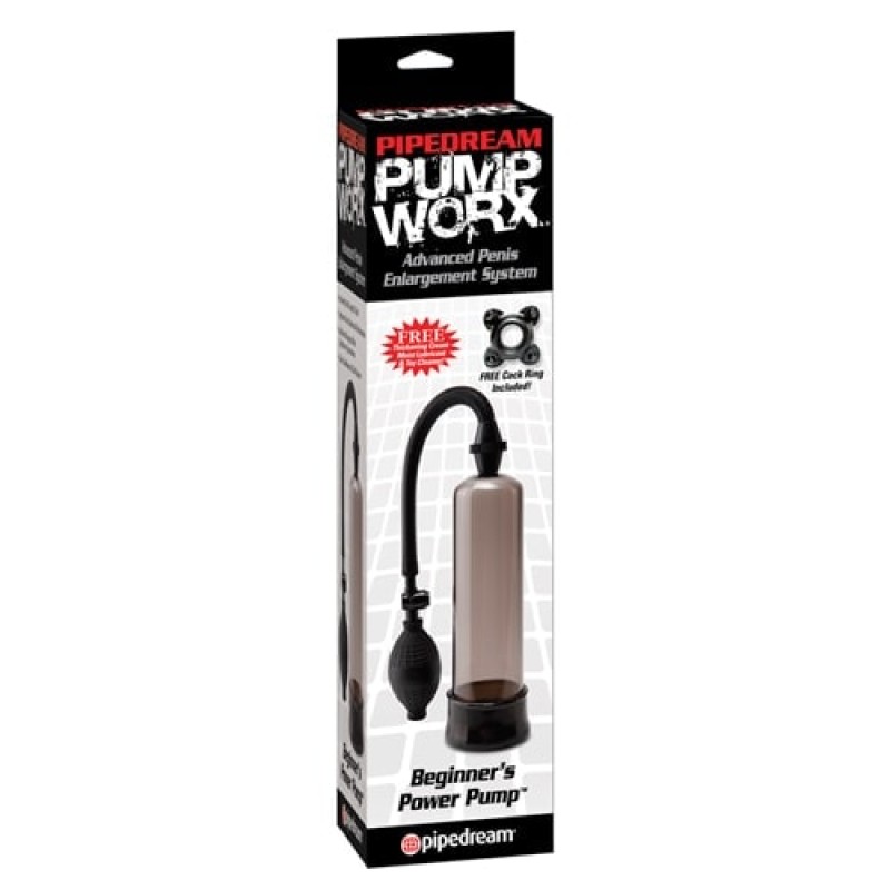 Μεγεθυντής Πέους Pump Worx Beginners Power Pump Μαύρος Μεγεθυντής Πέους Pump Worx Beginners Power Pump Μαύρος