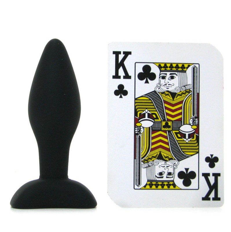 Mini Silicone Plug Anal Fantasy Black