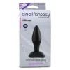 Mini Silicone Plug Anal Fantasy Black