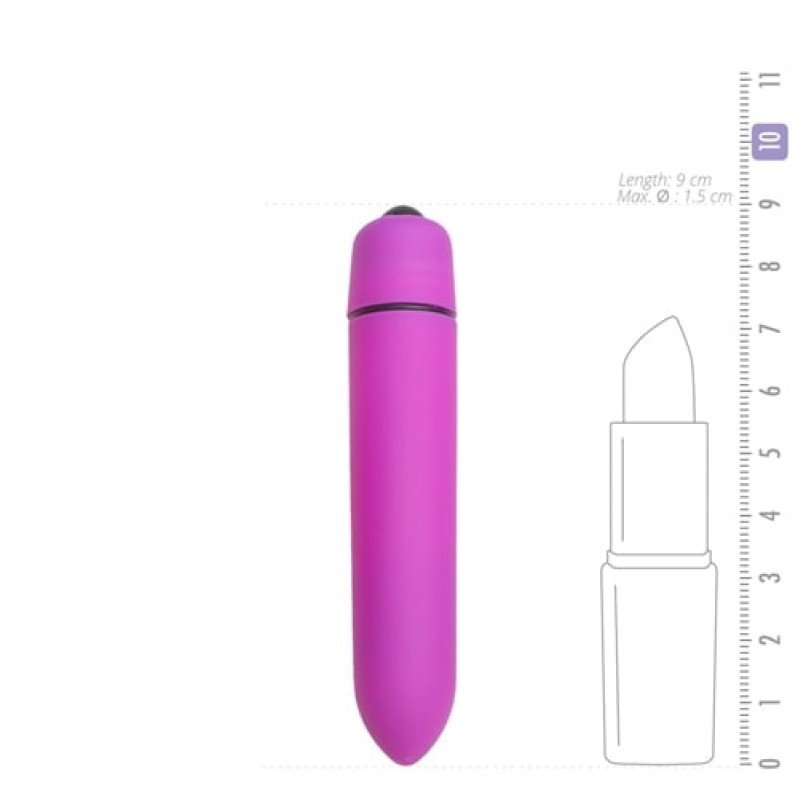 Bullet Vibrator Easytoys 10 Speed 9cm Purple