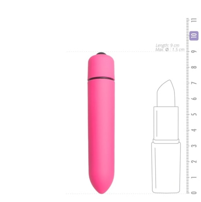 Bullet Vibrator Easytoys 10 Speed 9cm Pink