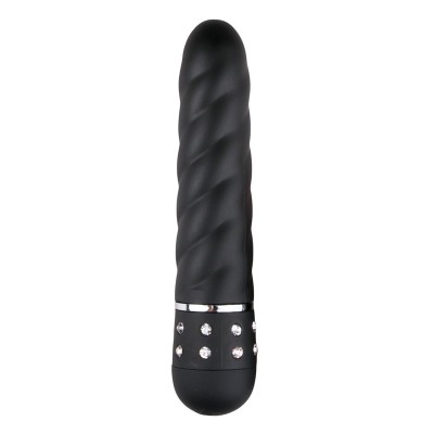Mini Vibrator Easytoys Twisted Black Mini Vibrator Easytoys Twisted Black
