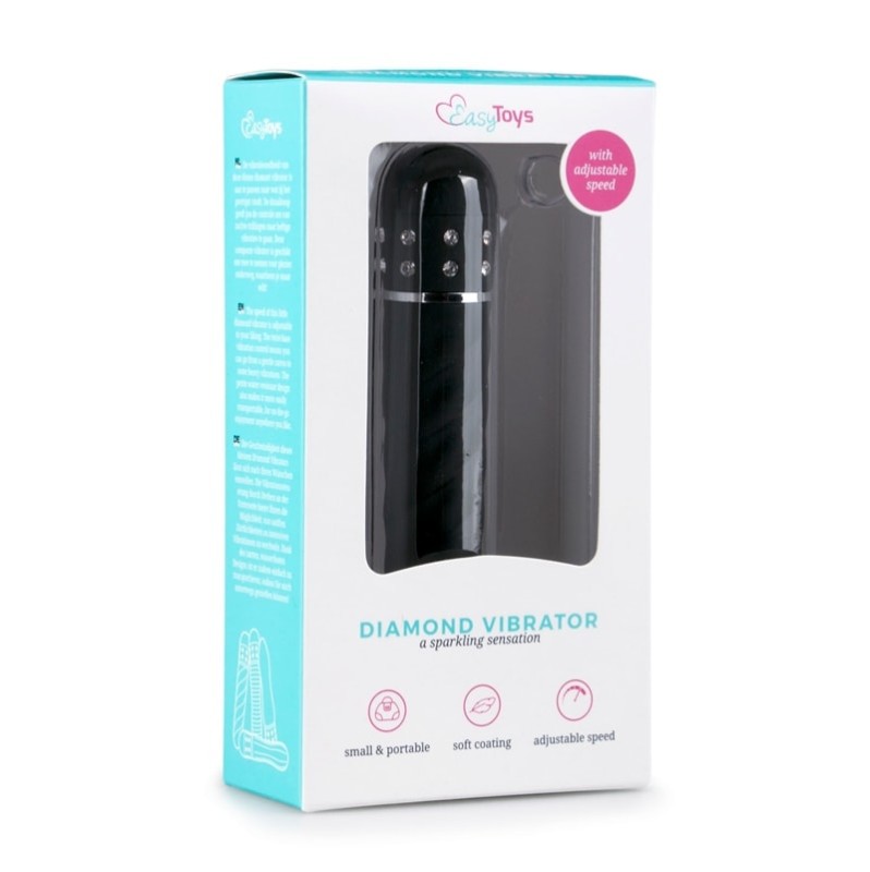 Mini Vibrator Easytoys Twisted Black