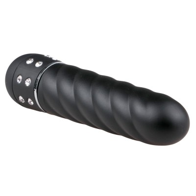 Mini Vibrator Easytoys Twisted Black Mini Vibrator Easytoys Twisted Black