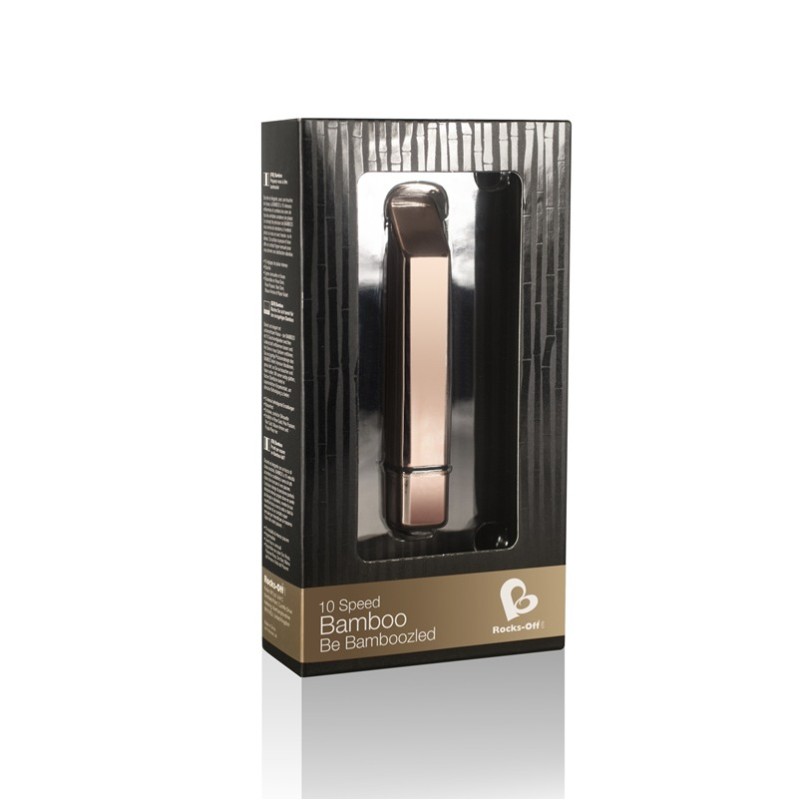 Bullet Vibrator Rocks Off Bamboo Rose Gold