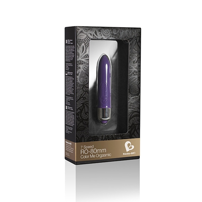Bullet Vibrator Rocks Off Colour Me Orgasmic Purple Bullet Vibrator Rocks Off Colour Me Orgasmic Purple