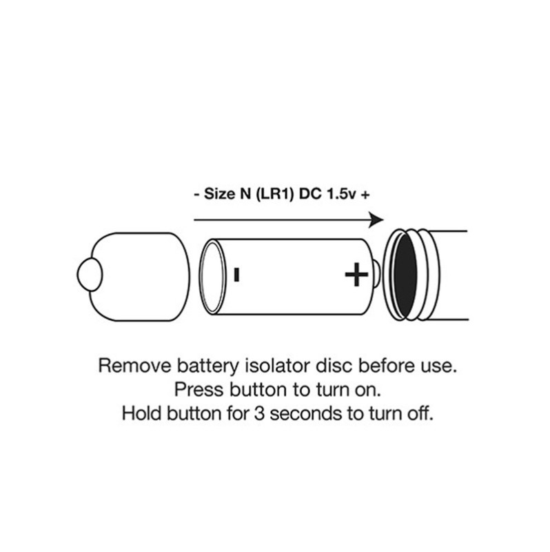 Bullet Vibrator Rocks Off Single Speed Chrome