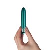 Bullet Vibrator Rocks Off Touch of Velvet Peacock Petals Green