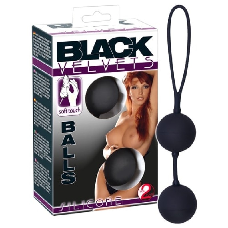 Μπάλες Με Βαρίδι Black Velvets The Perfect Balls Μαύρες