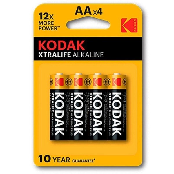 Batteries Kodak Xtralife Alkaline AA 4pcs