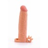 Vibrating Penis Sleeve Lovetoy Pleasure X-Tender 4 Nude