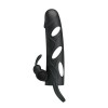 Vibrating Penis Sleeve Pretty Love Black