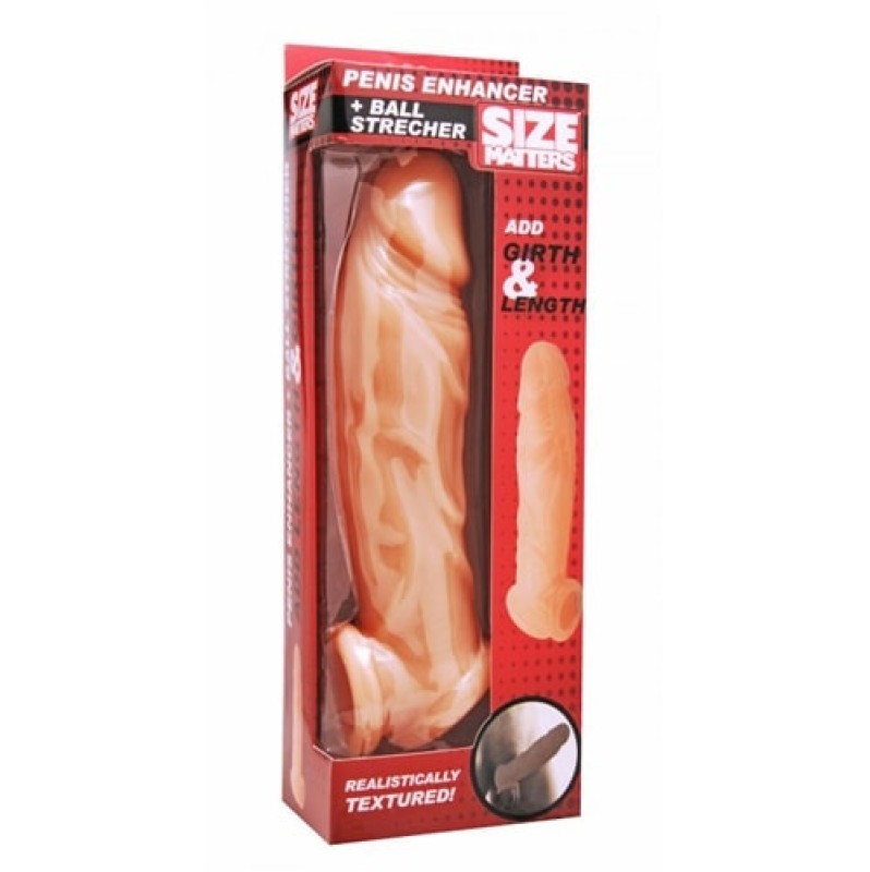 Penis Sleeve Size Matters Realistic Penis Enhancer Nude