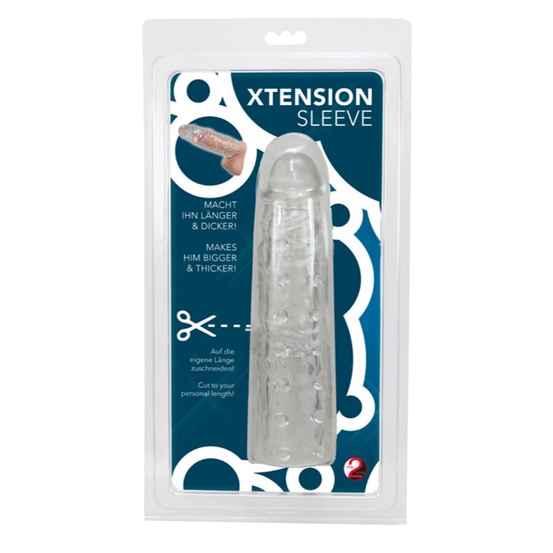Penis Sleeve You2Toys Xtension Sleeve Clear Penis Sleeve You2Toys Xtension Sleeve Clear