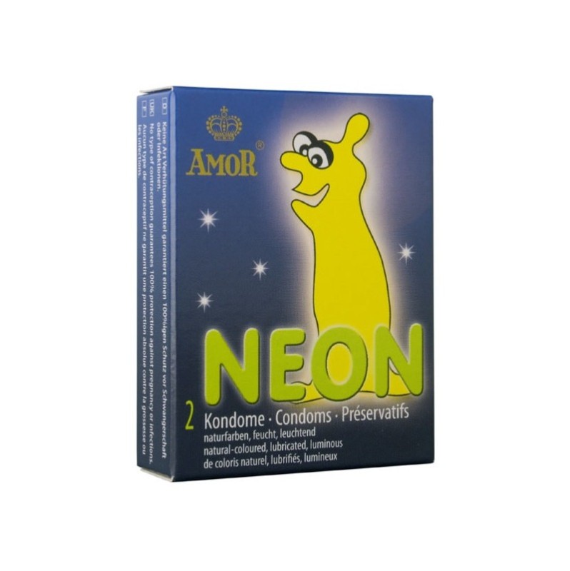 Condoms Amor Neon 2pcs