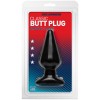 Classic Butt Plug Doc Johnson Smooth Large Black