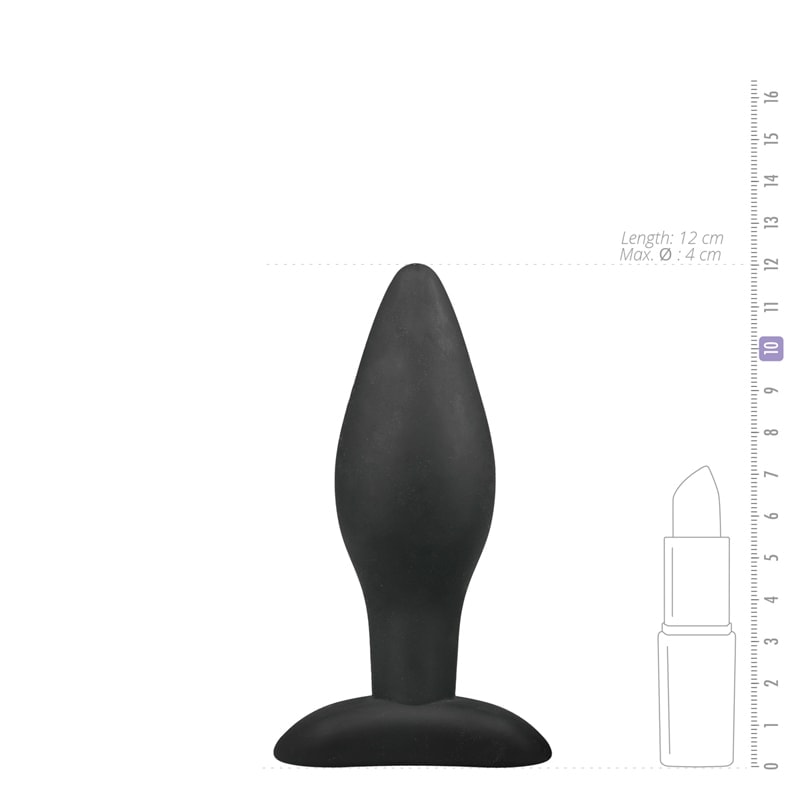 Butt Plug Easytoys Medium Black Butt Plug Easytoys Medium Black