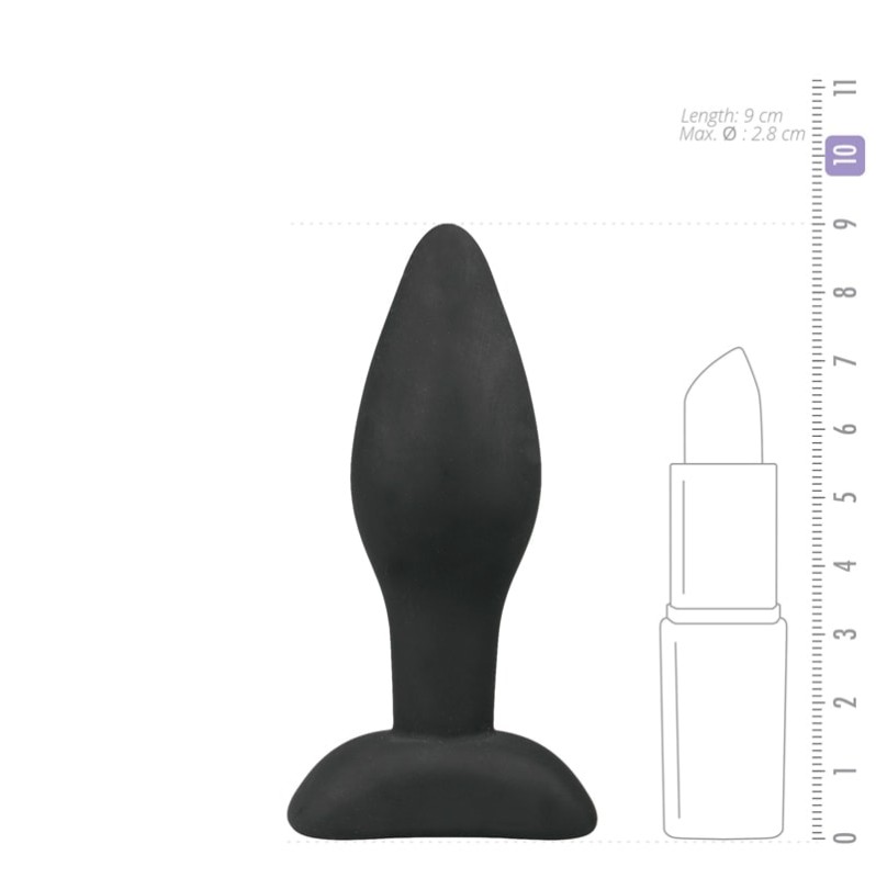 Butt Plug Easytoys Small Black