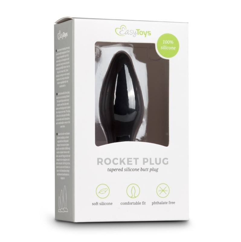 Butt Plug Easytoys Small Black