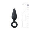 Butt Plug Easytoys With Pull Ring Small Black Butt Plug Easytoys With Pull Ring Small Black