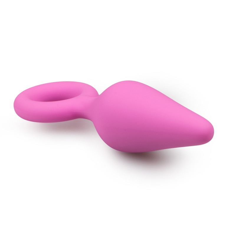 Butt Plug Easytoys With Pull Ring Small Pink