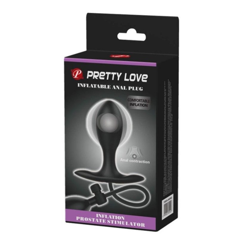 Butt Plug Pretty Love Inflatable Black