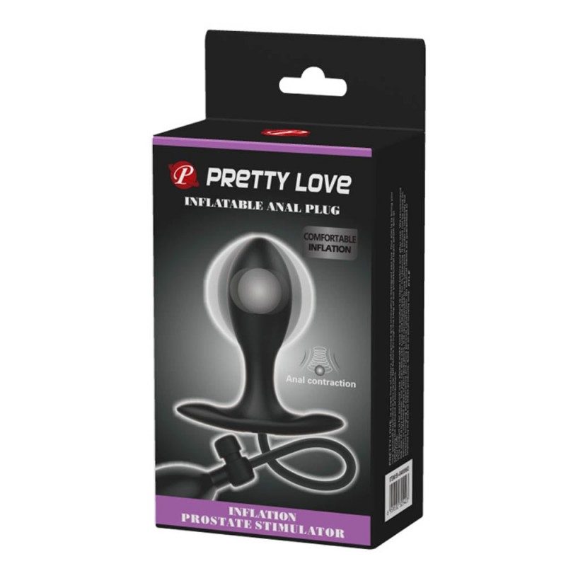 Butt Plug Pretty Love Inflatable Black Butt Plug Pretty Love Inflatable Black