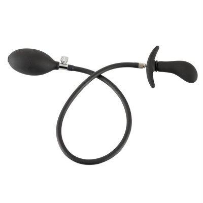 Butt Plug Slave4master Pointer Inflatable Prostate Stimulator Black