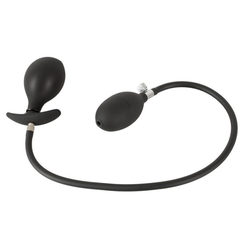 Butt Plug Slave4master Pointer Inflatable Prostate Stimulator Black