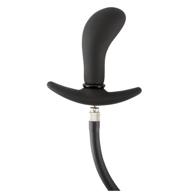Butt Plug Slave4master Pointer Inflatable Prostate Stimulator Black