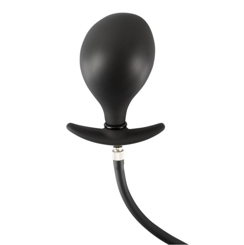 Butt Plug Slave4master Pointer Inflatable Prostate Stimulator Black