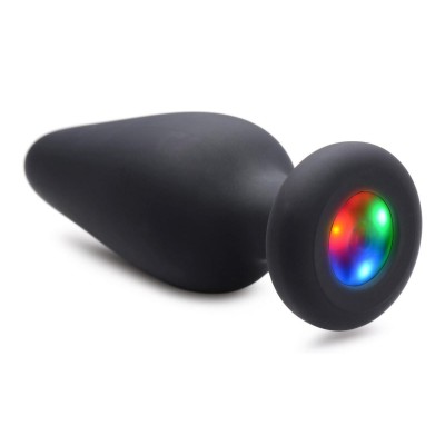 Butt Plug With LED Light Booty Sparks Light-Up Large Black
