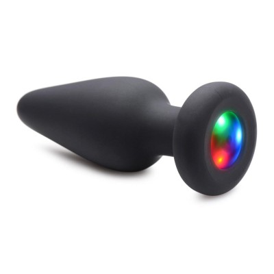 Butt Plug With LED Light Booty Sparks Light-Up Medium Black