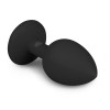 Butt Plug With Jewel Easytoys Diamond Small Black Butt Plug With Jewel Easytoys Diamond Small Black