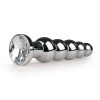 Butt Plug With Jewel Easytoys No. 14 Silver/Clear