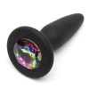 Butt Plug With Jewel Glams Mini Gem Rainbow