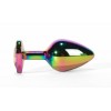 Πρωκτική Σφήνα Με Κόσμημα Καρδιά Secret Shine Medium Rainbow Πρωκτική Σφήνα Με Κόσμημα Καρδιά Secret Shine Medium Rainbow